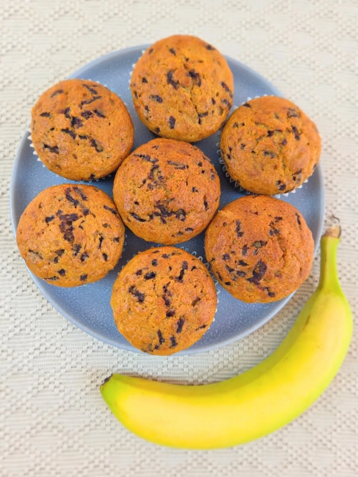 banana bread muffins recipe