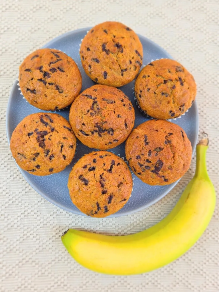 banana bread muffins recipe