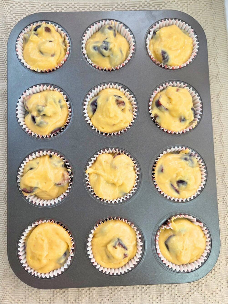 cherry muffins recipe