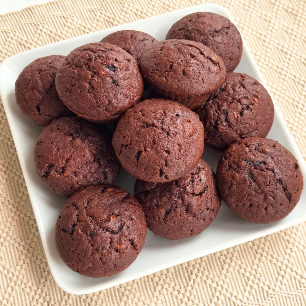 Double chocolate banana muffins recipe