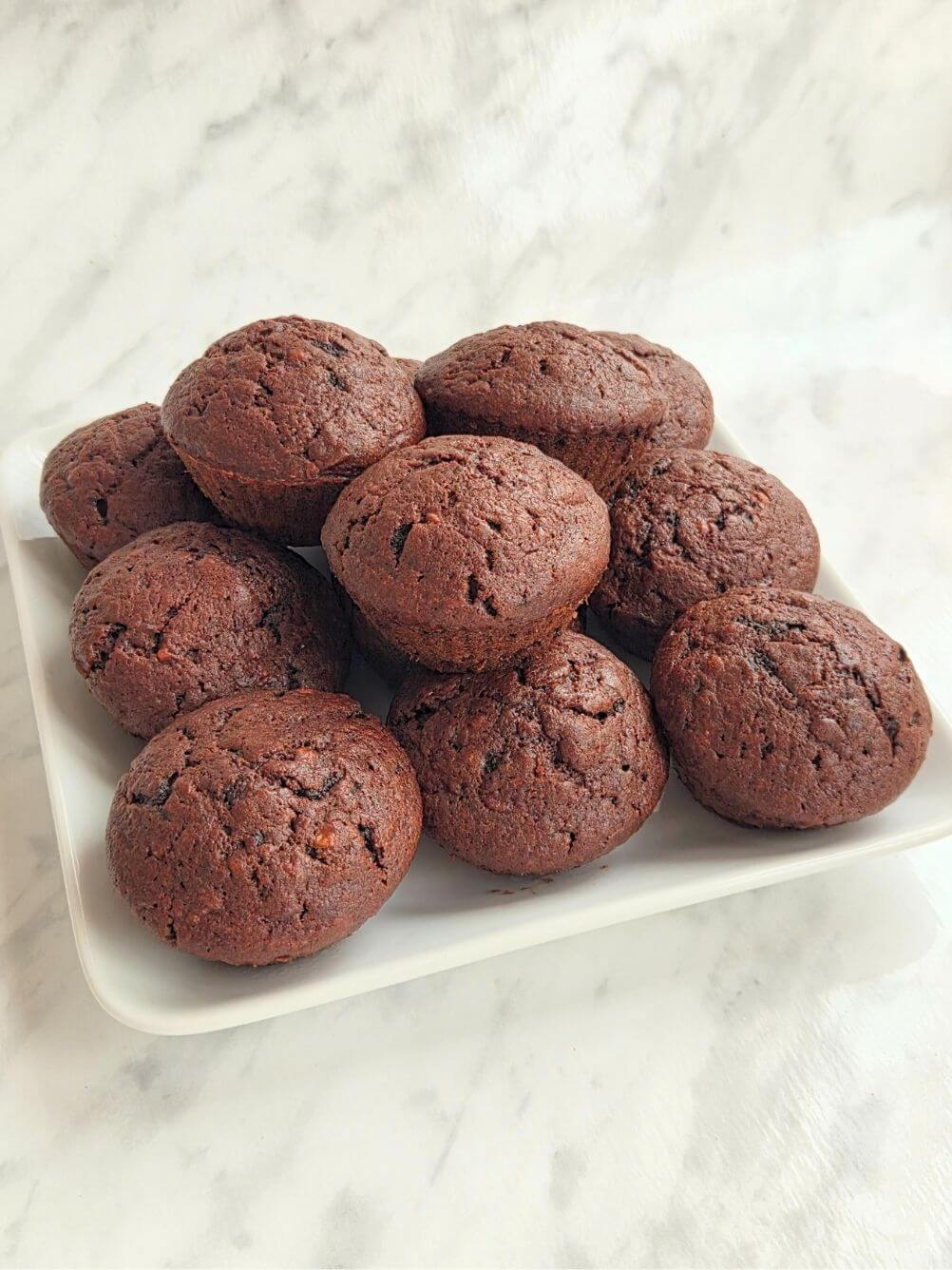Double chocolate banana muffins recipe