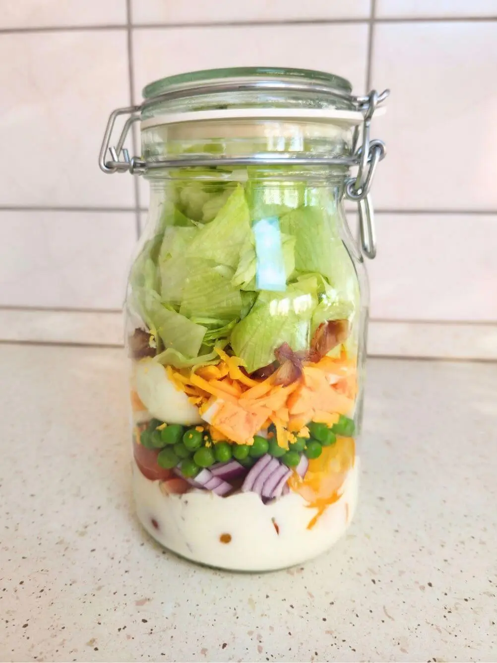 Mason Jar 7 Layer Salad Recipe