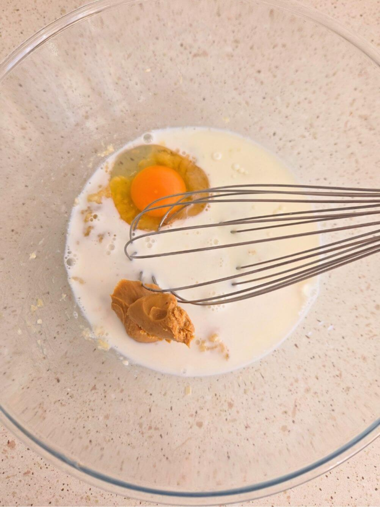 Peanut butter banana pancakes recipe