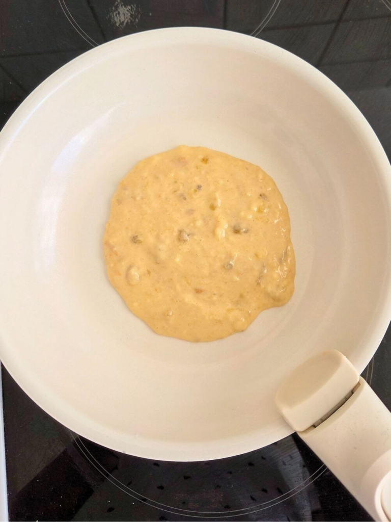 Peanut butter banana pancakes recipe