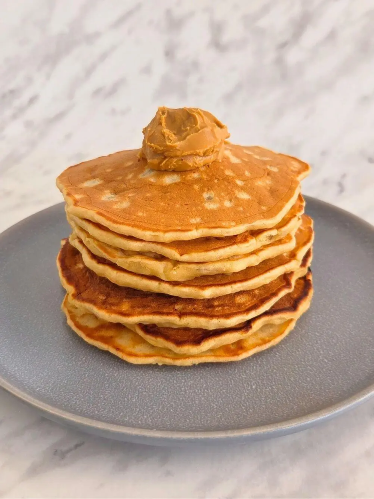 Peanut butter banana pancakes