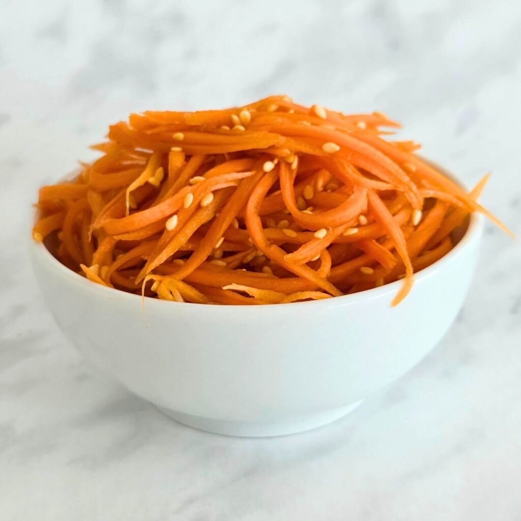 Easy 3 Ingredient Raw Carrot Salad Recipe