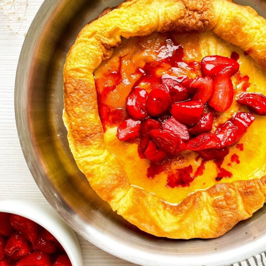 Strawberry Dutch Baby Pancake Recipe