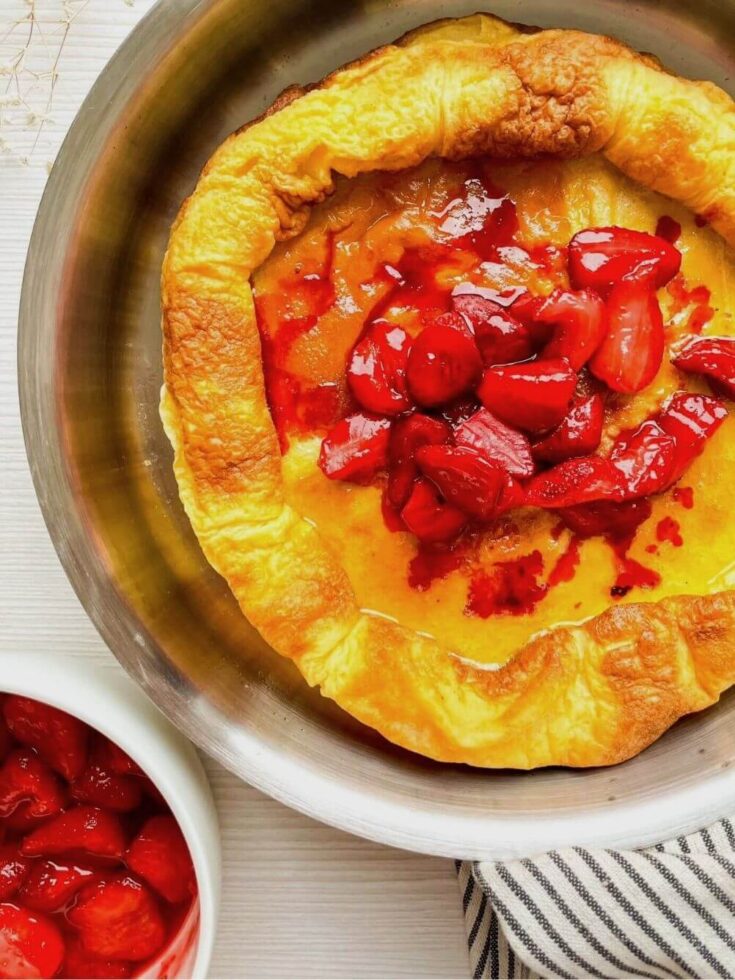 Strawberry Dutch Baby Pancake Recipe