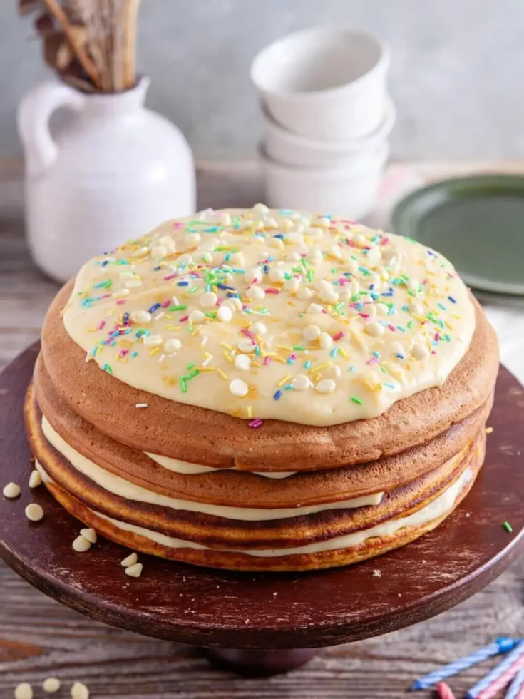 Easy Pumpkin Pancake Cake Recipe