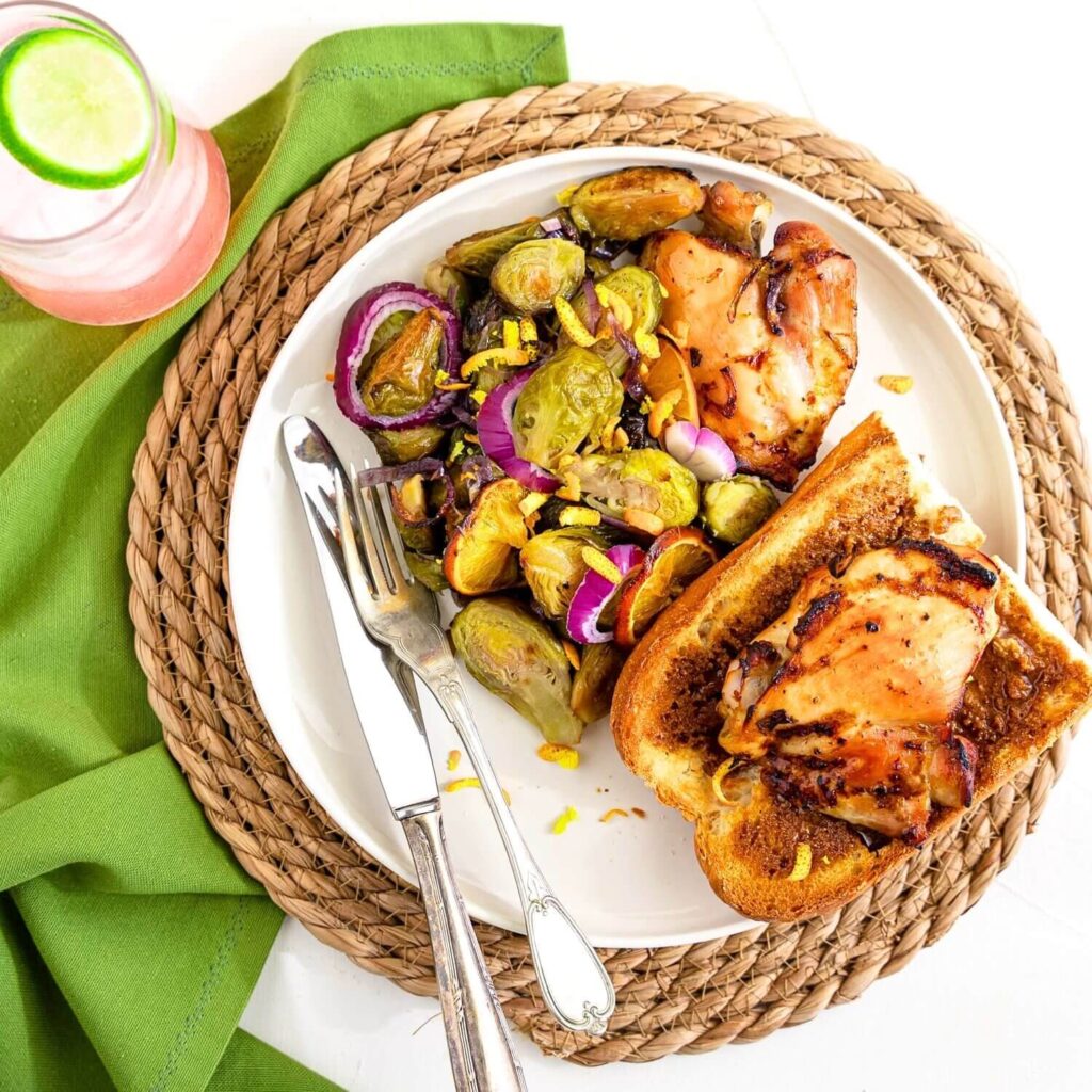 sheet pan orange chicken recipe